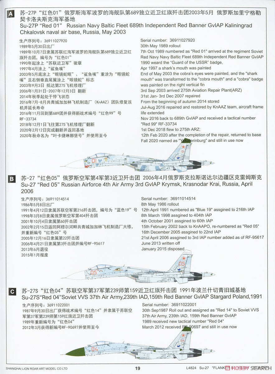 Su-27 フランカーB (プラモデル) 塗装10