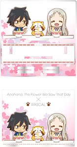 [Anohana: The Flower We Saw That Day] x [Rascal] Diorama Acrylic Stand Ramen (Anime Toy)