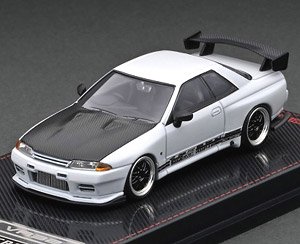 Top Secret GT-R (VR32) Matte Pearl White (Diecast Car)