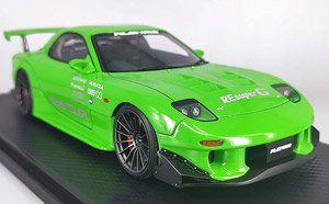 Mazda RX-7 (FD3S) RE Amemiya Green (Diecast Car)