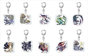 Monster Hunter Rise Monster Icon Acrylic Mascot Collection Vol.3 (Set of 10) (Anime Toy)