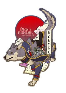 Capcom x B-Side Label Sticker Monster Hunter Palamute Ukiyo-e (Anime Toy)