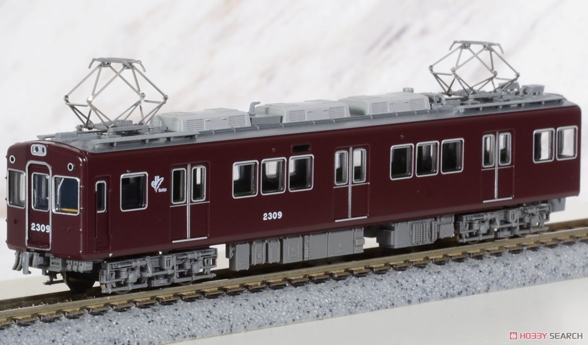 Hankyu Series 2300 Arashiyama Line 2309 Formation Four Car Set (4-Car Set) (Model Train) Item picture3