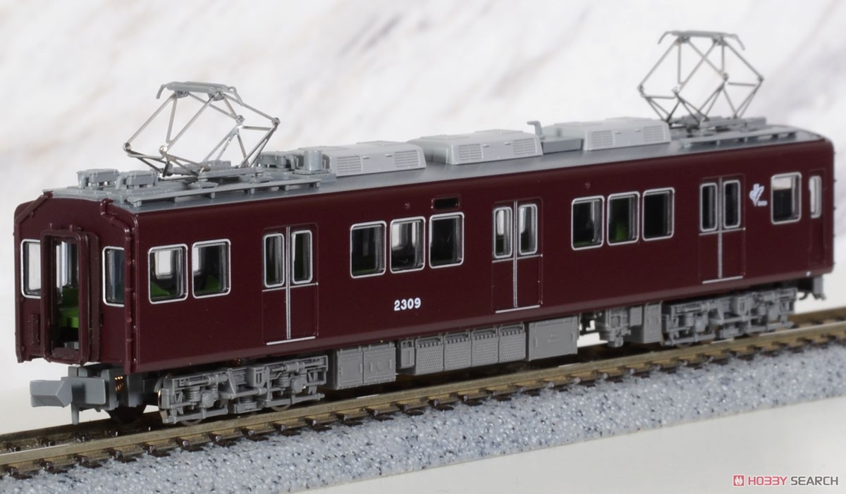 Hankyu Series 2300 Arashiyama Line 2309 Formation Four Car Set (4-Car Set) (Model Train) Item picture4