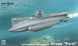 Imperial Russian Navy Submarine Krupp `Forel` (Plastic model)