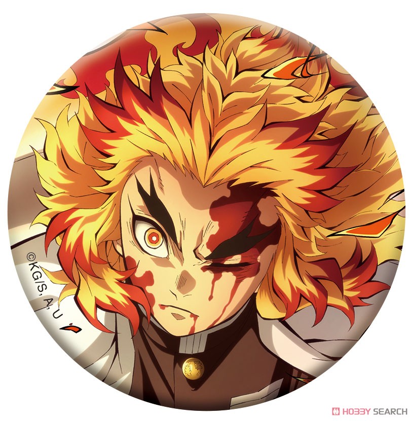 [Demon Slayer: Kimetsu no Yaiba] Can Badge Rengoku D (Anime Toy) Item picture1