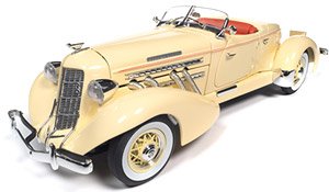 1935 オーバーン 851 スピードスター クリーム (ミニカー)