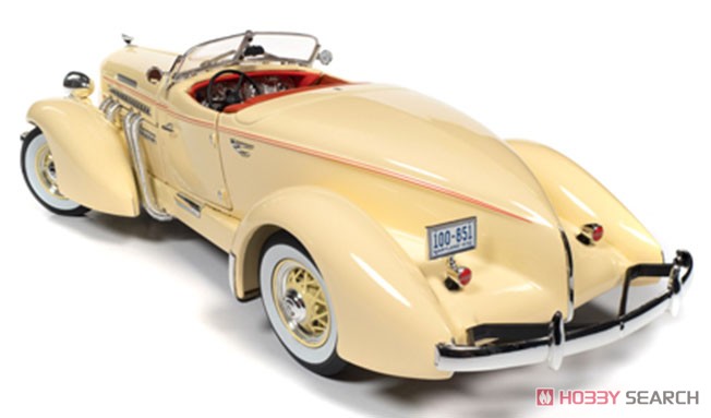 1935 オーバーン 851 スピードスター クリーム (ミニカー) 商品画像2