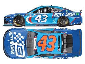 `エリック・ジョーンズ` #43 ぺティーズ・ガレージ Salutes シボレー カマロ NASCAR 2021 (ミニカー)