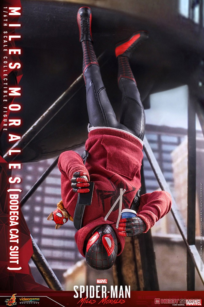【ビデオゲーム・マスターピース】 『Marvel`s Spider-Man: Miles Morales』 マイルス・モラレス/スパイダーマン(売店の看板猫スーツ版) (完成品) その他の画像10