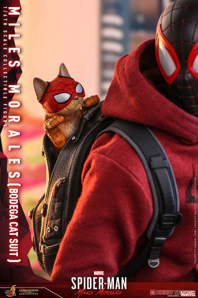 【ビデオゲーム・マスターピース】 『Marvel`s Spider-Man: Miles Morales』 マイルス・モラレス/スパイダーマン(売店の看板猫スーツ版) (完成品) その他の画像11