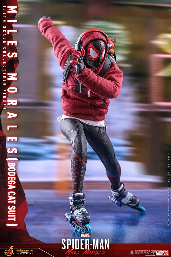 【ビデオゲーム・マスターピース】 『Marvel`s Spider-Man: Miles Morales』 マイルス・モラレス/スパイダーマン(売店の看板猫スーツ版) (完成品) その他の画像6