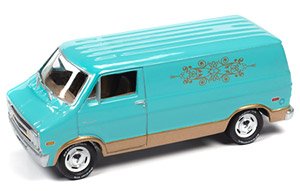 1976 Dodge Tradesman Van Mint Green (Diecast Car)