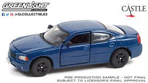 Castle - Detective Kate Beckett`s 2006 Dodge Charger - Midnight Blue Pearlcoat (ミニカー)