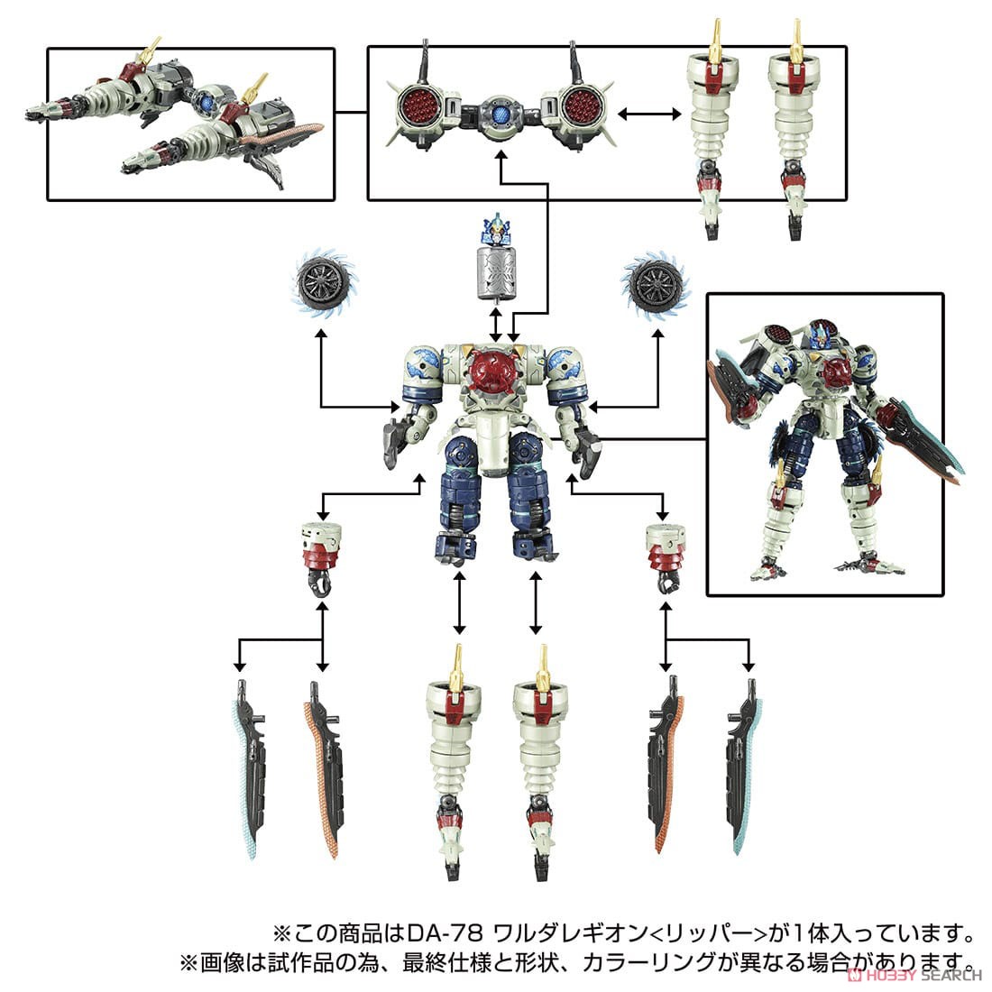 ダイアクロン DA-78 ワルダレギオン ＜リッパー＞ (完成品) その他の画像3