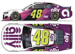 `ジミー・ジョンソン` #48 allyテキサス シボレー カマロ NASCAR 2020 (ミニカー)