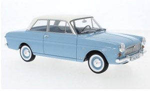 フォード タウヌス 12M (P4) リムジン 1965 ライトブルー/ホワイト (ミニカー)