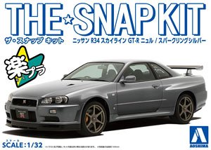 ニッサン R34 スカイライン GT-R ニュル (スパークリングシルバー) (プラモデル)