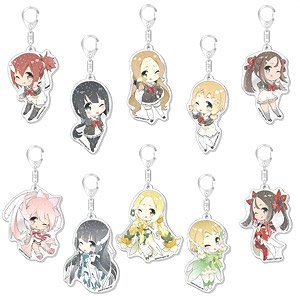 結城友奈は勇者である トレーディングてへぺろラメアクリルキーホルダー (10個セット) (キャラクターグッズ)