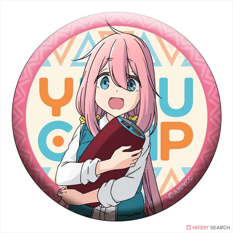 Yurucamp Trading Large Can Badge (Set of 8) (Anime Toy) Item picture1