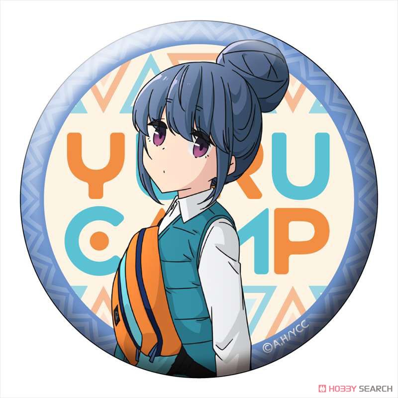 Yurucamp Trading Large Can Badge (Set of 8) (Anime Toy) Item picture2