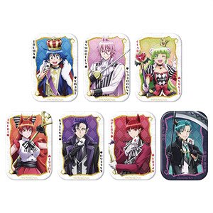 Welcome to Demon School! Iruma-kun Trading Square Can Badge Trump Ver. (Set of 7) (Anime Toy)