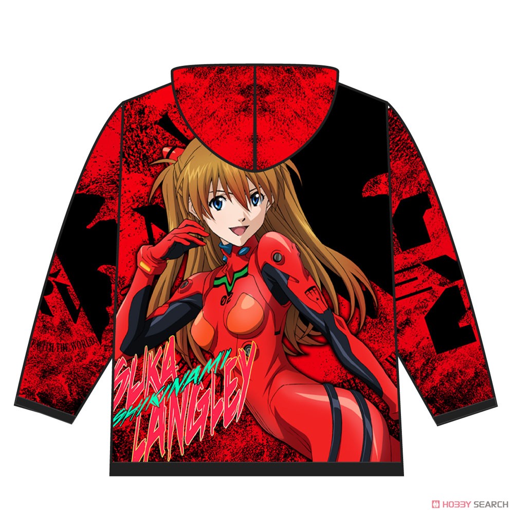 EVANGELION 式波・アスカ・ラングレー フルグラフィックドライパーカー M (キャラクターグッズ) 商品画像2