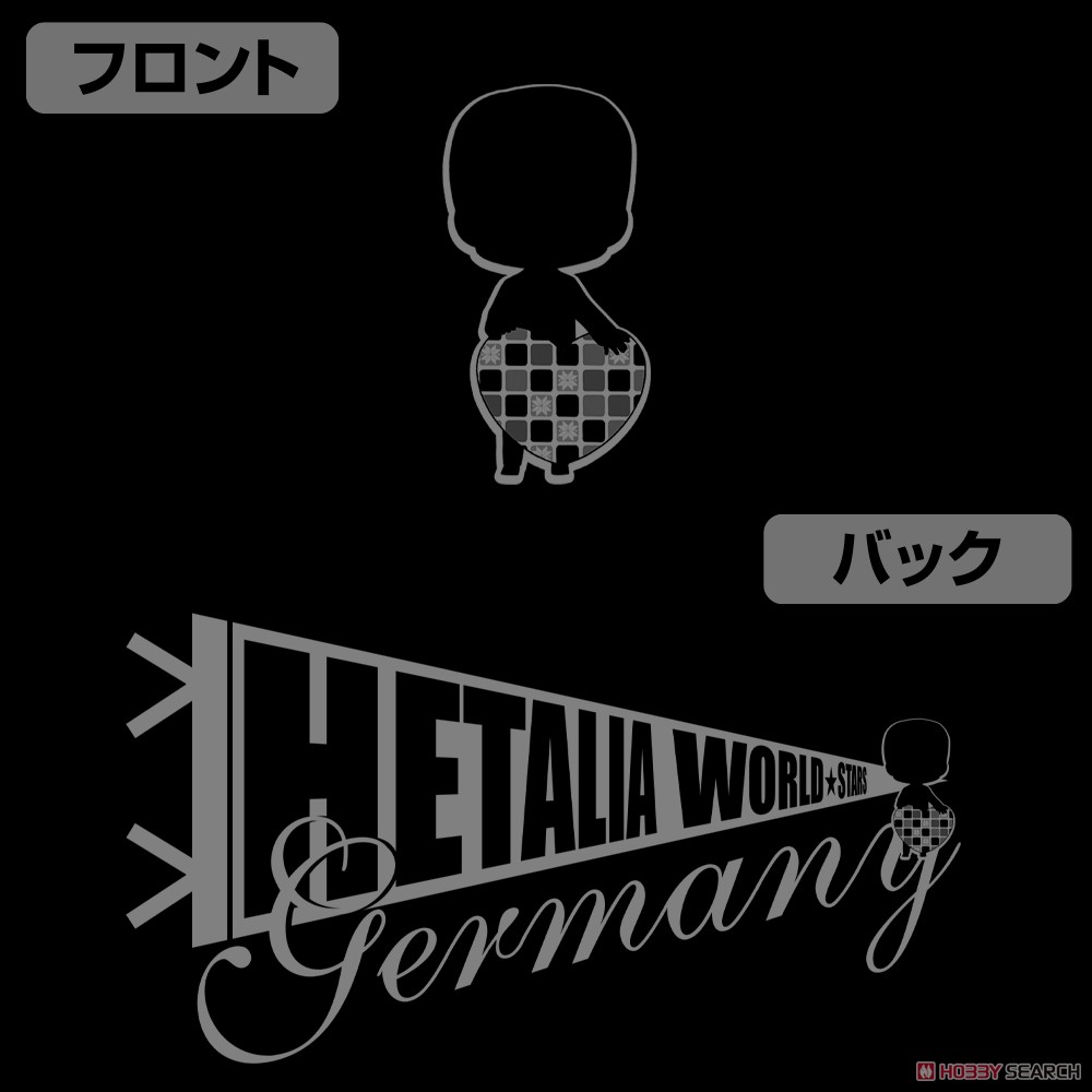 ヘタリア World★Stars ドイツ 薄手ドライパーカー BLACK Ladies XL (キャラクターグッズ) 商品画像3