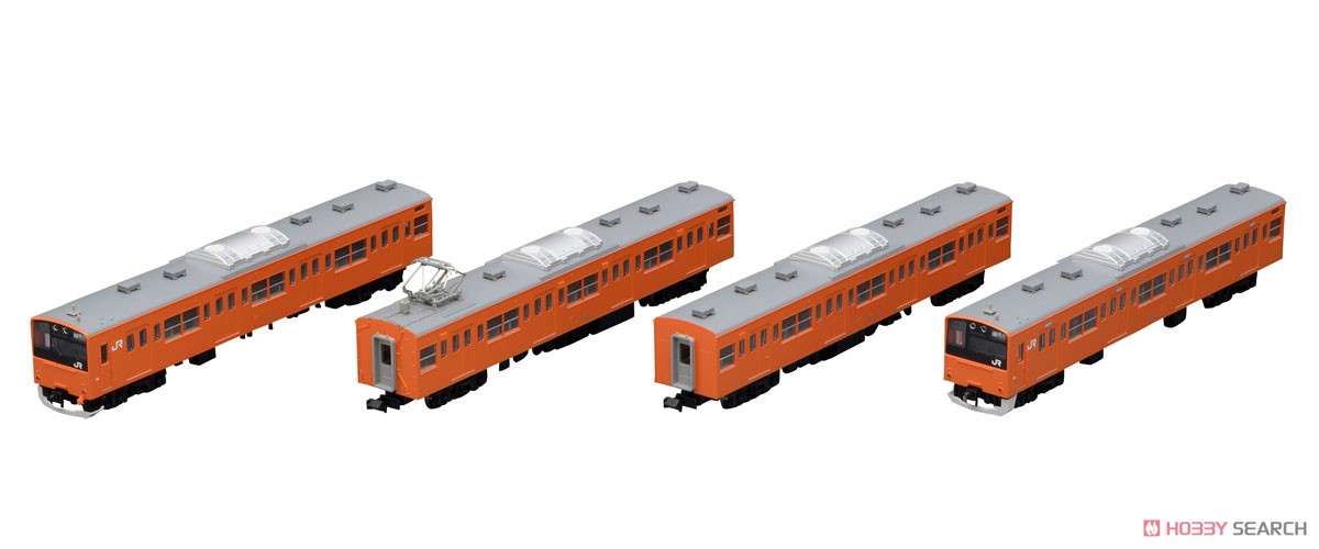 JR 201系 通勤電車 (中央線・分割編成) 増結セット (増結・4両セット) (鉄道模型) 商品画像8