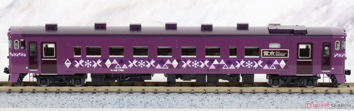 JR キハ40-1700形 ディーゼルカー (山明・紫水) セット (2両セット) (鉄道模型) 商品画像4