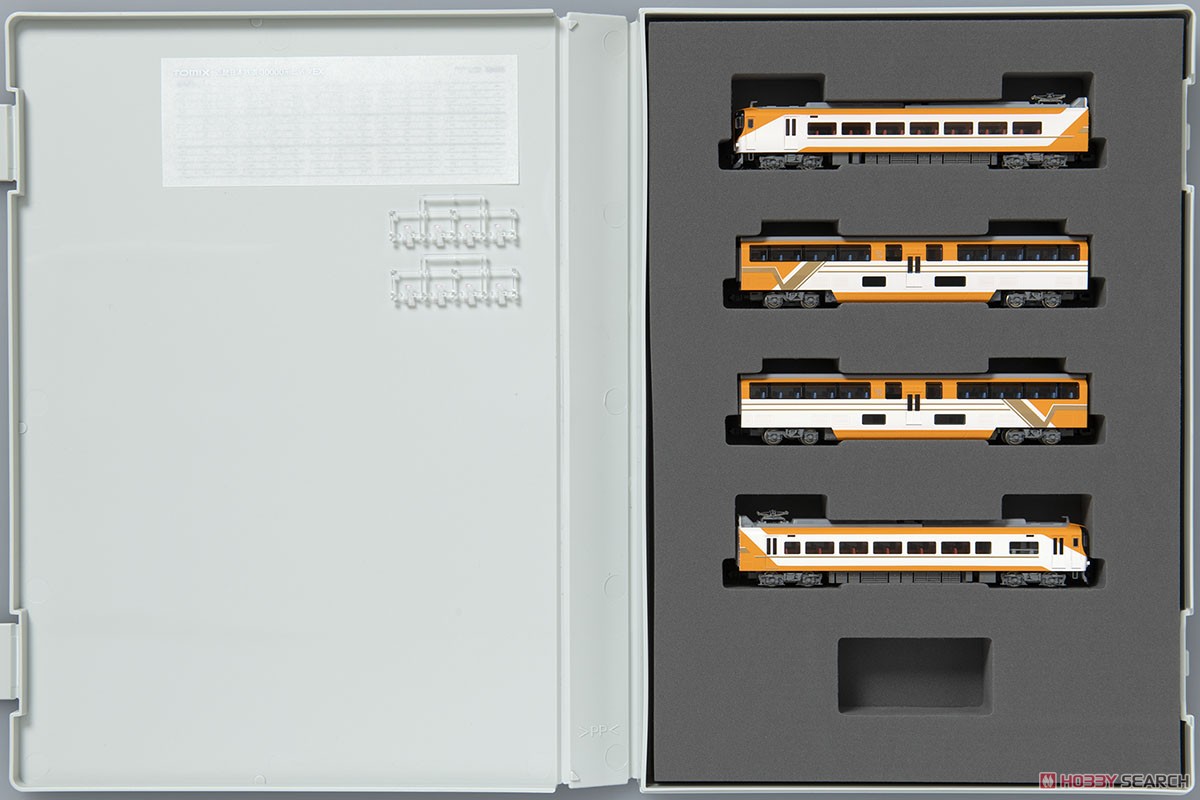 Kintetsu Series 30000 `Vista EX` (New Color, w/Smoking Room) Set (4-Car Set) (Model Train) Item picture13