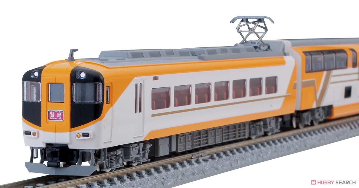 Kintetsu Series 30000 `Vista EX` (New Color, w/Smoking Room) Set (4-Car Set) (Model Train) Item picture8