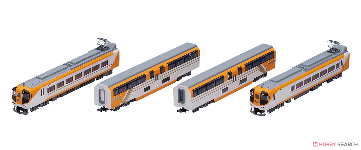 Kintetsu Series 30000 `Vista EX` (New Color, w/Smoking Room) Set (4-Car Set) (Model Train) Item picture9