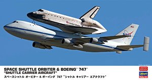 Space Shuttle Orbiter & Boeing 747 `Shuttle Carrier Aircraft` (Plastic model)