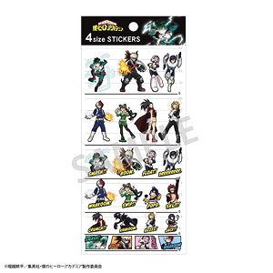 My Hero Academia 4 Size Sticker Anime (Anime Toy)