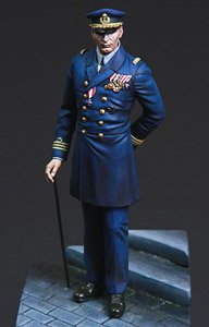 75mm (1/24) WW.I オーストリア・ハンガリー帝国 海軍将校 ゴットフリート・フォン・ バンフィールド (プラモデル)