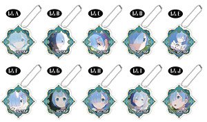 Decofla Acrylic Key Ring Re:Zero -Starting Life in Another World- Vol.3 Rem Box (Set of 10) (Anime Toy)