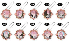 Decofla Acrylic Key Ring Re:Zero -Starting Life in Another World- Vol.3 Ram Box (Set of 10) (Anime Toy)