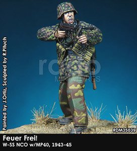 Feuer Frei! W-SS NCO w/MP40, 1943-35 (Plastic model)