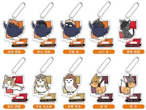Stand Mini Acrylic Key Ring Haikyu!! To The Top Vol.4 (Set of 10) (Anime Toy)