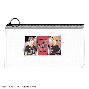 Haikyu!! Clear Flat Pouch Inarizaki High School (Anime Toy)