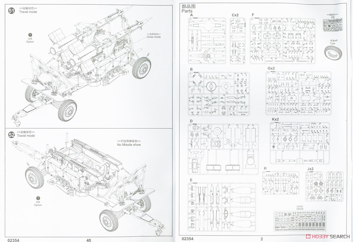 ソビエト軍 SA-3B 防空ミサイルシステム (プラモデル) 設計図20