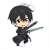 Sword Art Online Big Puni Colle! Key Ring (w/Stand) Kirito [Aincrad] (Anime Toy) Item picture1