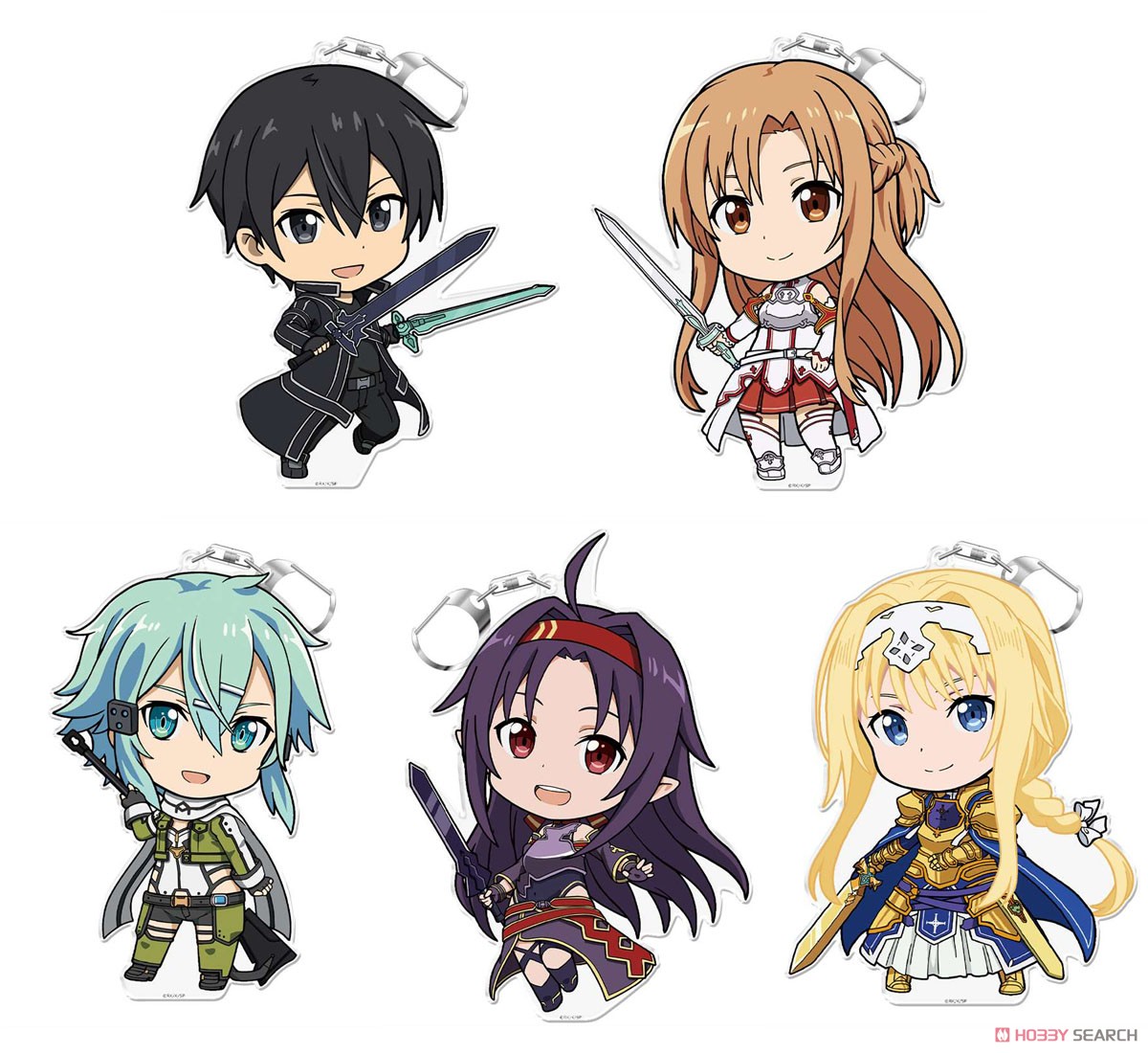 ソードアート・オンライン でかぷにこれ！キーホルダー(スタンド付) キリト [アインクラッド] (キャラクターグッズ) その他の画像1