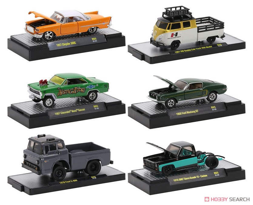 M2 Auto-Haulers/M2 Auto-Trucks/M2 Auto-Thentics/M2 VW/M2 Gassers/M2 Detroit-Muscle (Set of 6) (Diecast Car) Item picture7