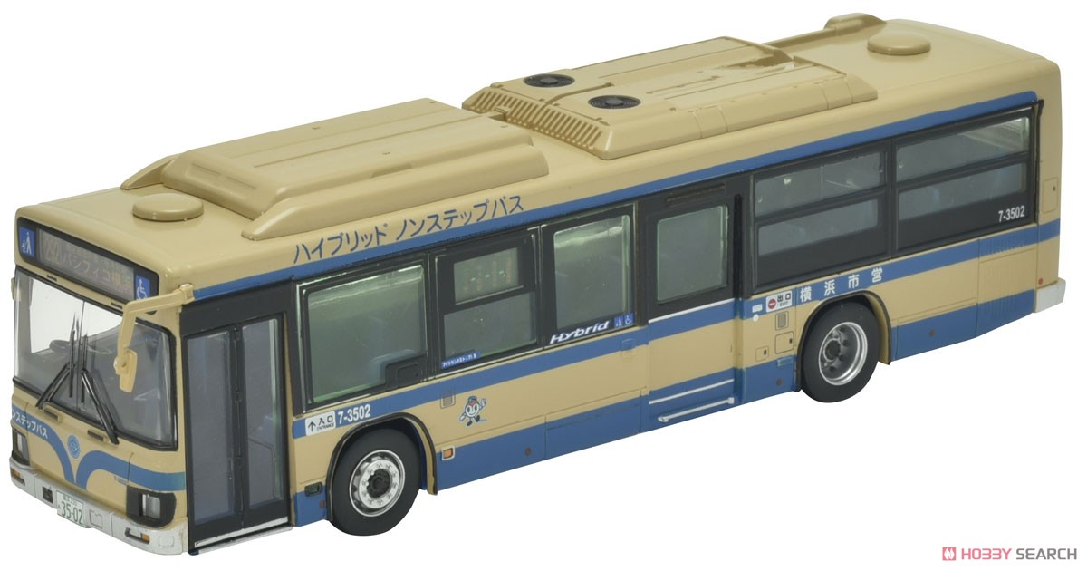 The All Japan Bus Collection 80 [JH042] Transportation Bureau, City of Yokohama (Hino Blue Ribbon Hybrid) (Kanagawa Area) (Model Train) Item picture1