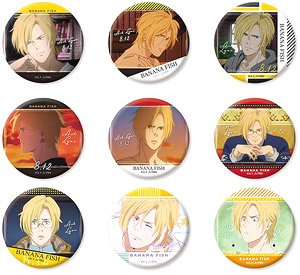 Banana Fish Trading Ash Birthday Can Badge (Set of 9) (Anime Toy)