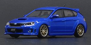 スバル 2009 インプレッサ WRX ブルー (LHD) (ミニカー)