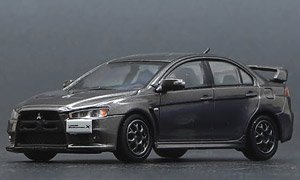 三菱 ランサー エボリューション X グレー (RHD) (ミニカー)