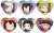 Bungo Stray Dogs Wan! Heart Type Glitter Acrylic Badge (Set of 6) (Anime Toy) Item picture1